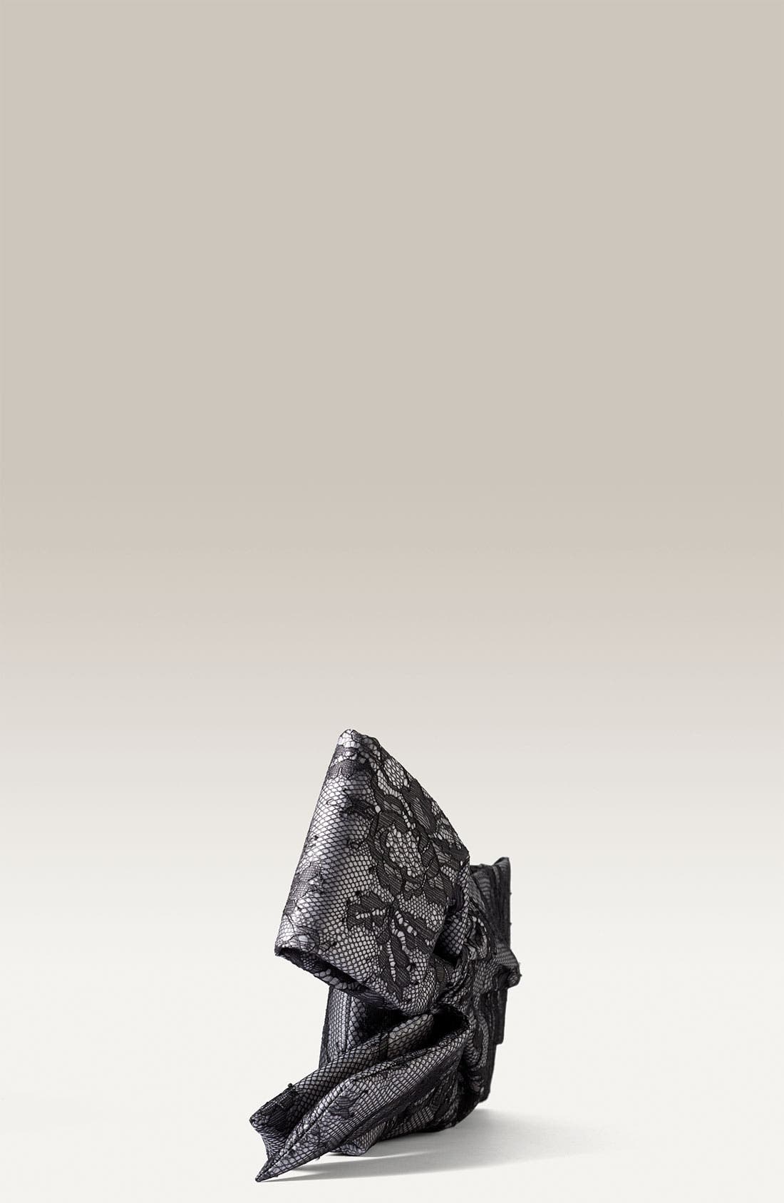 Valentino 'Day Lace' Bow Clutch, Alternate, color, 