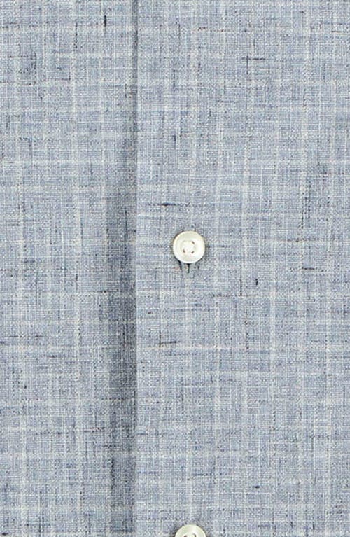 Barbour Wester Slub Check Cotton Button-down Shirt In Blue