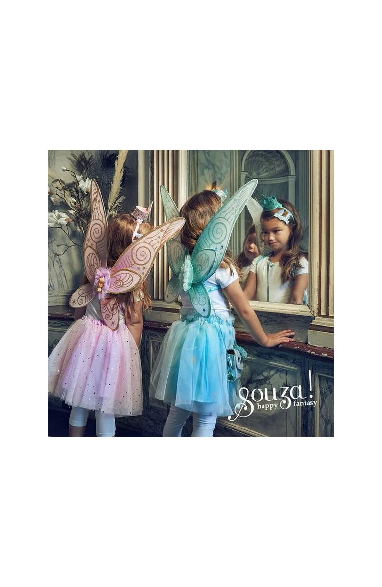 Souza Angelina Fairy Costume, Skirt and Wings Set, Alternate, color, Green