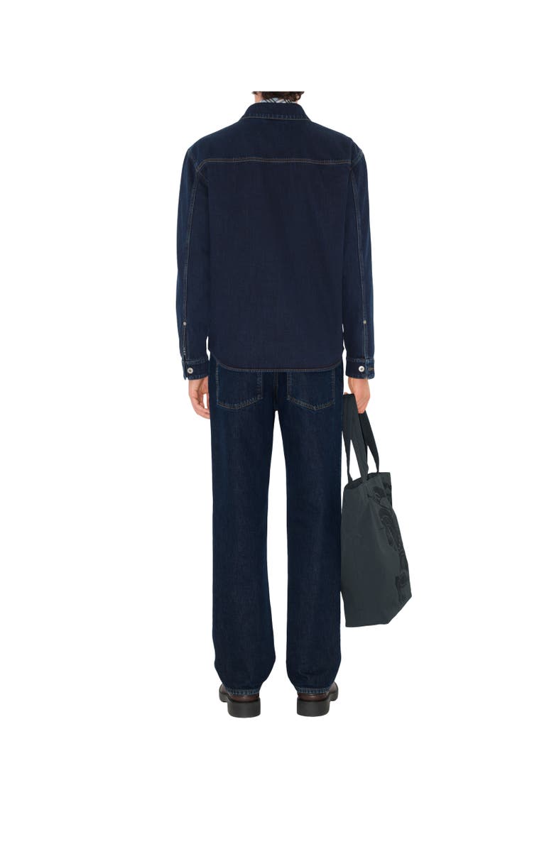 Burberry Relaxed Fit Denim Shirt, Alternate, color,