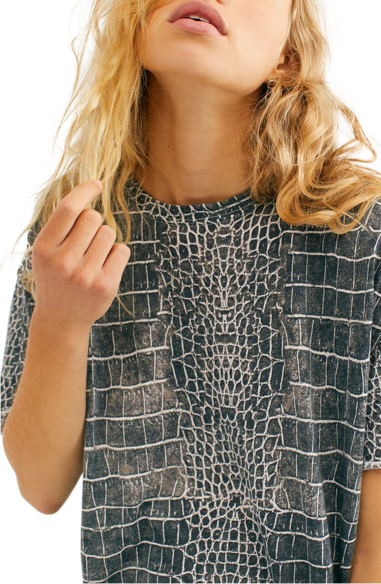 Free People Clarity Cotton Blend Tee, Alternate, color,