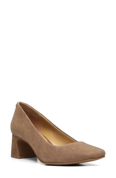 Fay Block Heel Pump (Women)