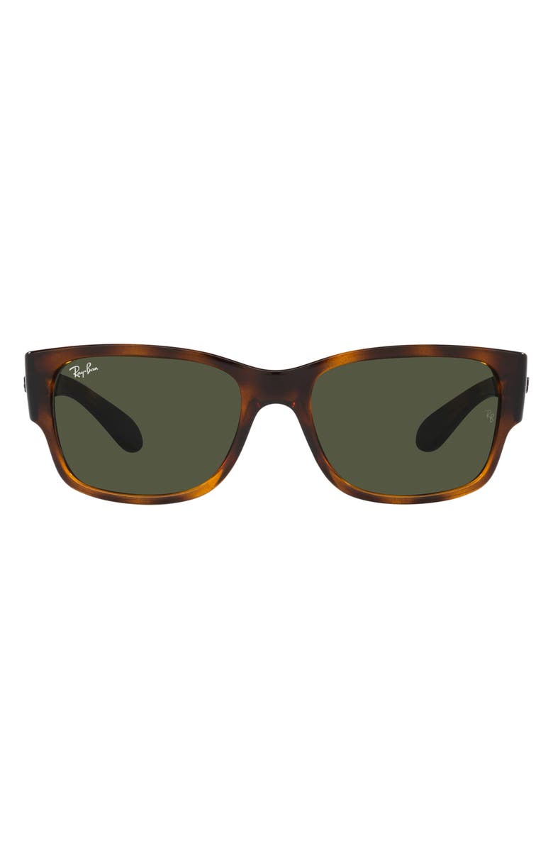 Ray-Ban 55mm Pillow Sunglasses, Main, color, Havana