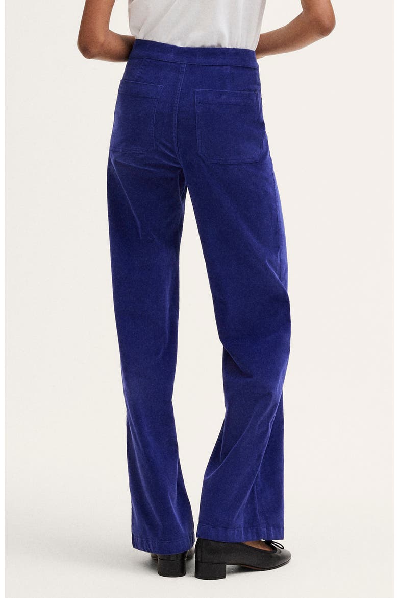 The Wide Leg Corduroy Pants, Alternate, color, DEEP ROYAL