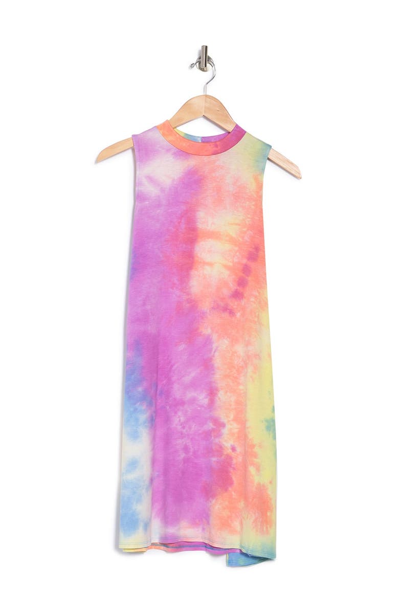 TASH AND SOPHIE Tie-Dye Sleeveless Shift Dress, Alternate, color, 