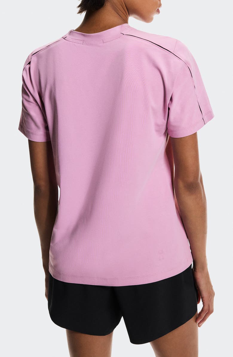 On Focus-T Performance T-Shirt, Alternate, color, Sakura