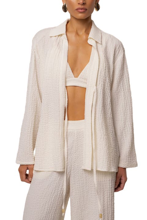Unwind Tie-Front Blouse