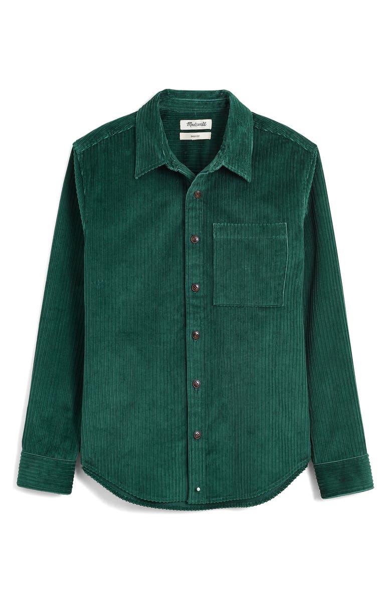 Madewell Easy Stretch Corduroy Button-Up Shirt, Alternate, color, 