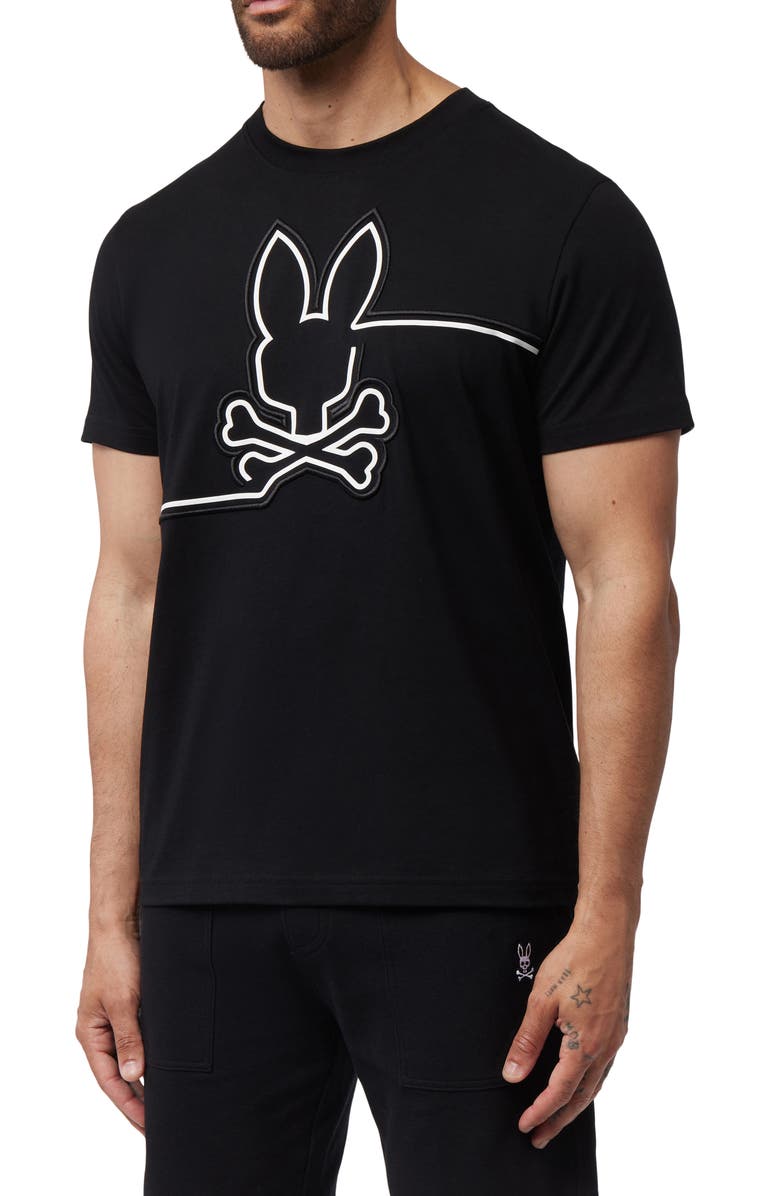 Psycho Bunny Chester Logo Embroidered T-Shirt, Alternate, color, 