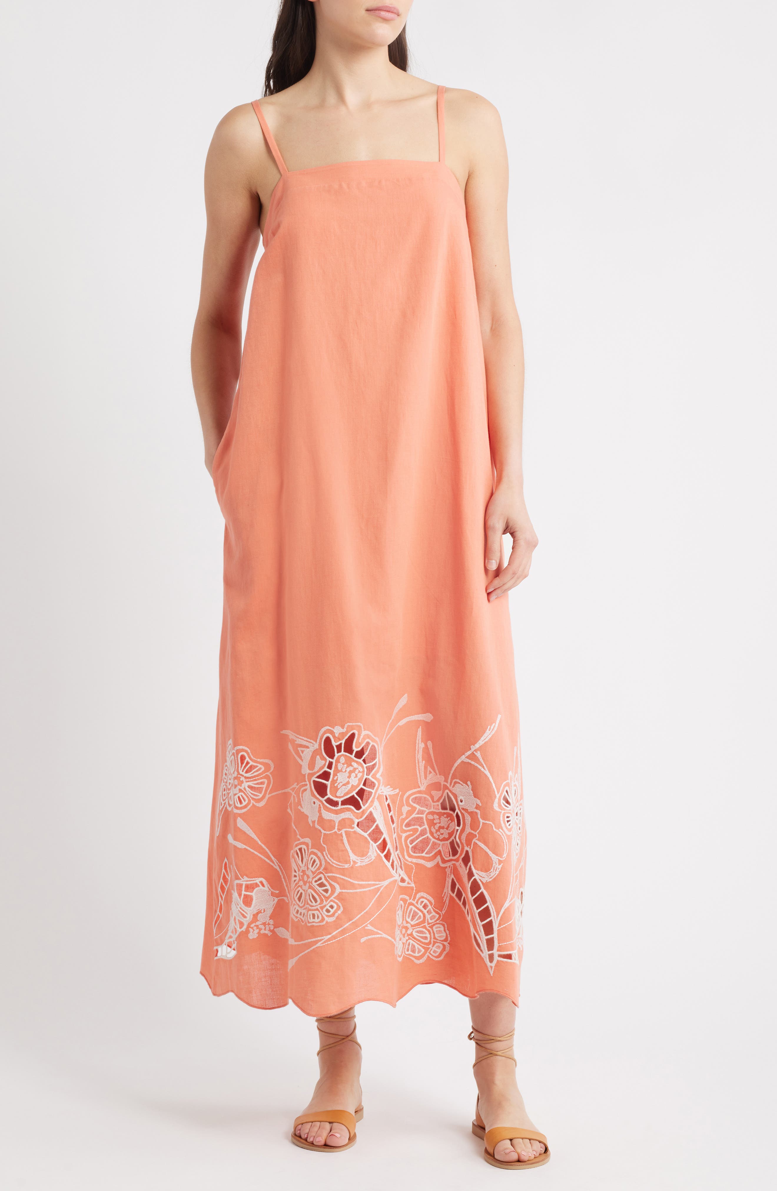 Cleobella Mila Cotton & Linen Maxi Dress