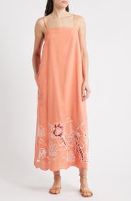Cleobella Mila Cotton & Linen Maxi Dress