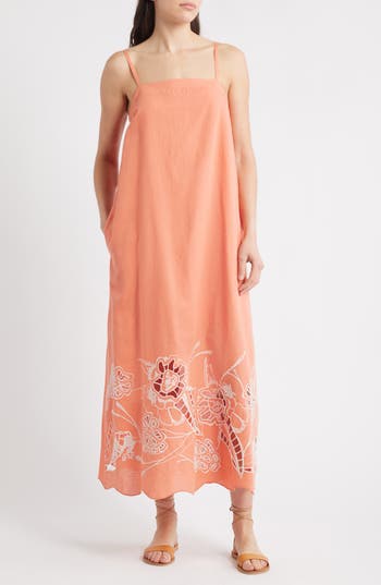 Cleobella Mila Cotton & Linen Maxi Dress