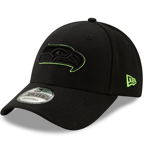 Men's New Era Black Seattle Seahawks Momentum 9FORTY Adjustable Snapback Hat