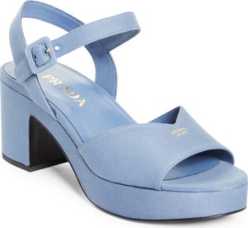 Prada Block Heel Sandal (Women) | Nordstrom