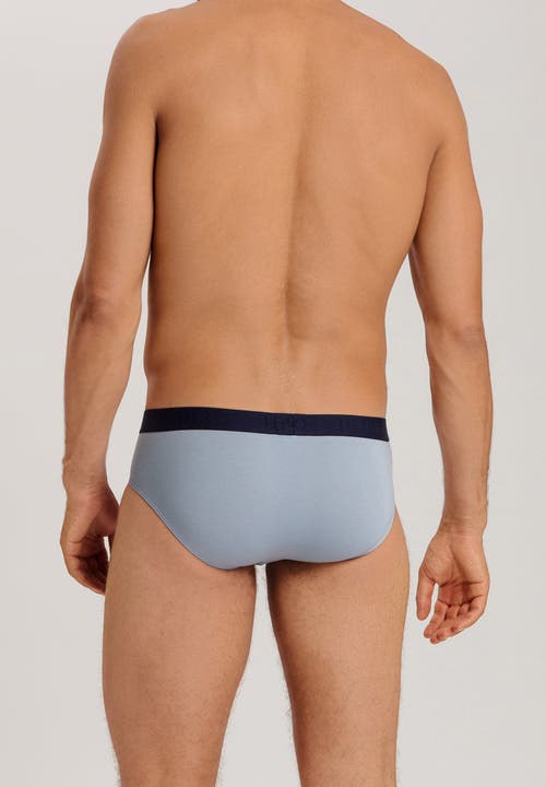 Hanro Cotton Essentials 2-pack Cotton Briefs In Blue