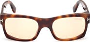 TOM FORD 56mm Rectangle Sunglasses