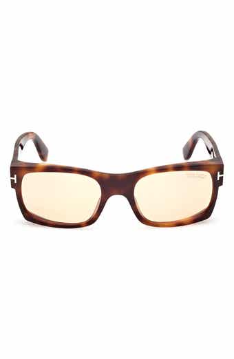 TOM FORD 56mm Rectangle Sunglasses