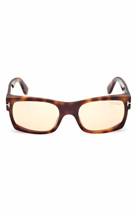 TOM FORD 56mm Rectangle Sunglasses