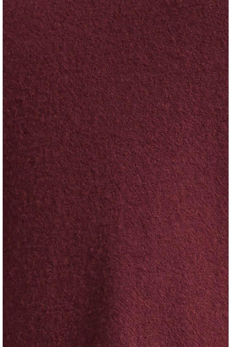 Long Sleeve Super 120s Wool Crewneck T-Shirt, Alternate, color, BORDEAUX
