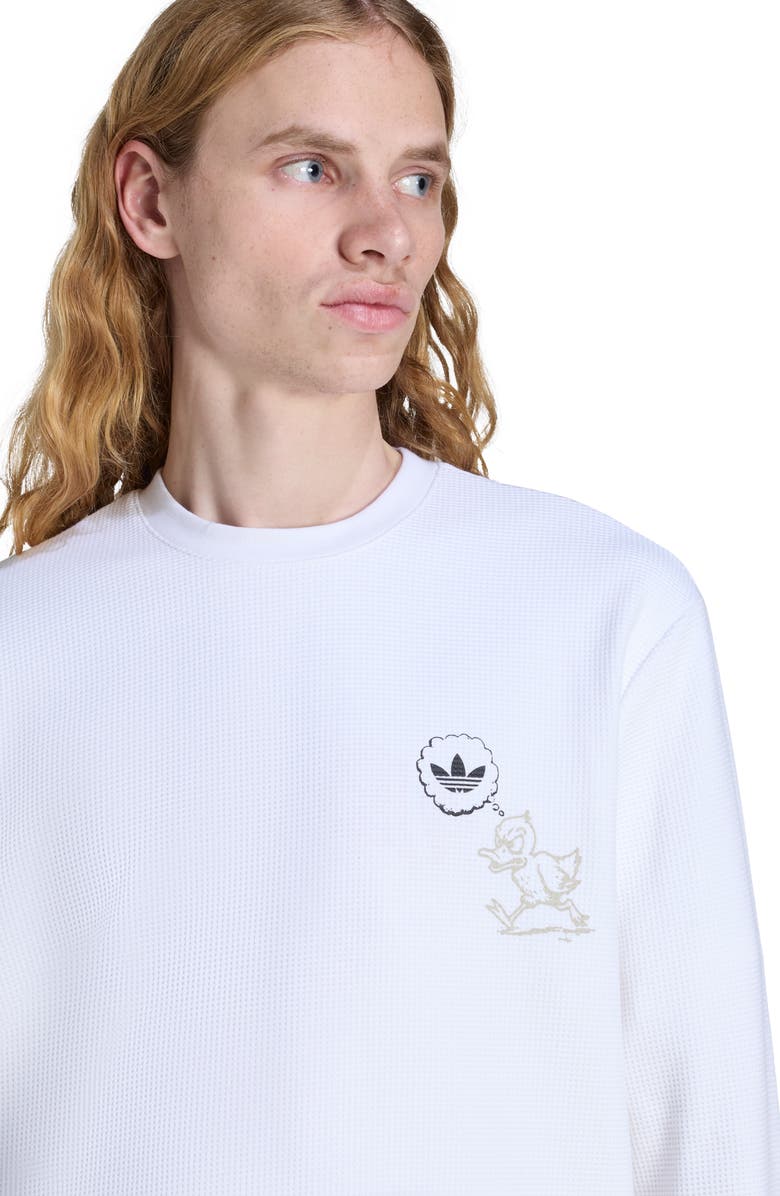 adidas Waffle Graphic T-Shirt, Alternate, color, White/ /