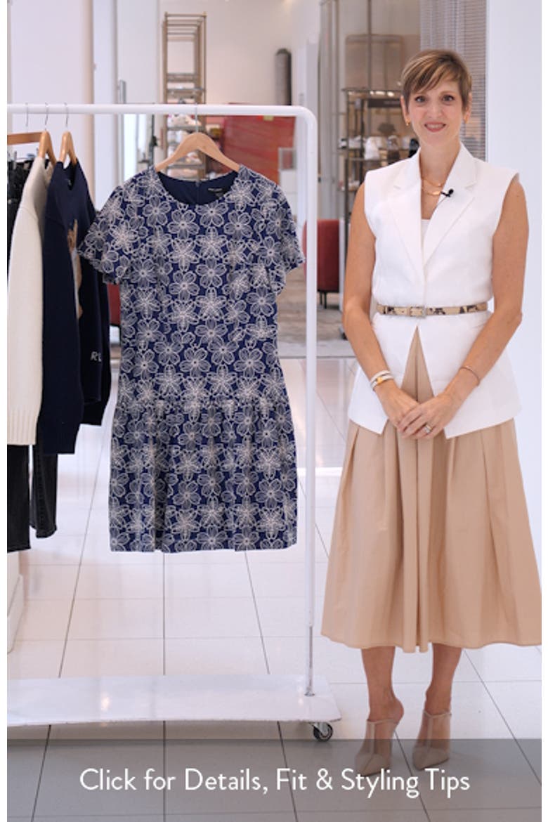 Embroidered Flare Dress video