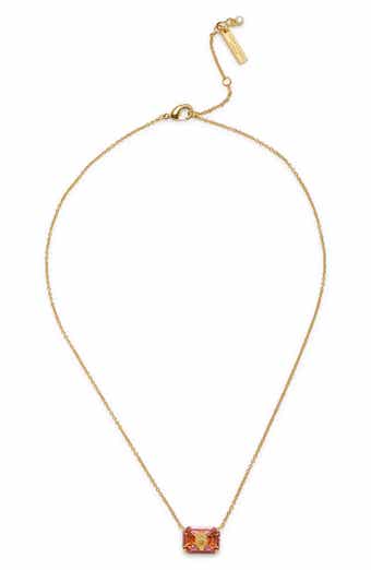 Kurt Geiger London Crystal Emerald Pendant Necklace