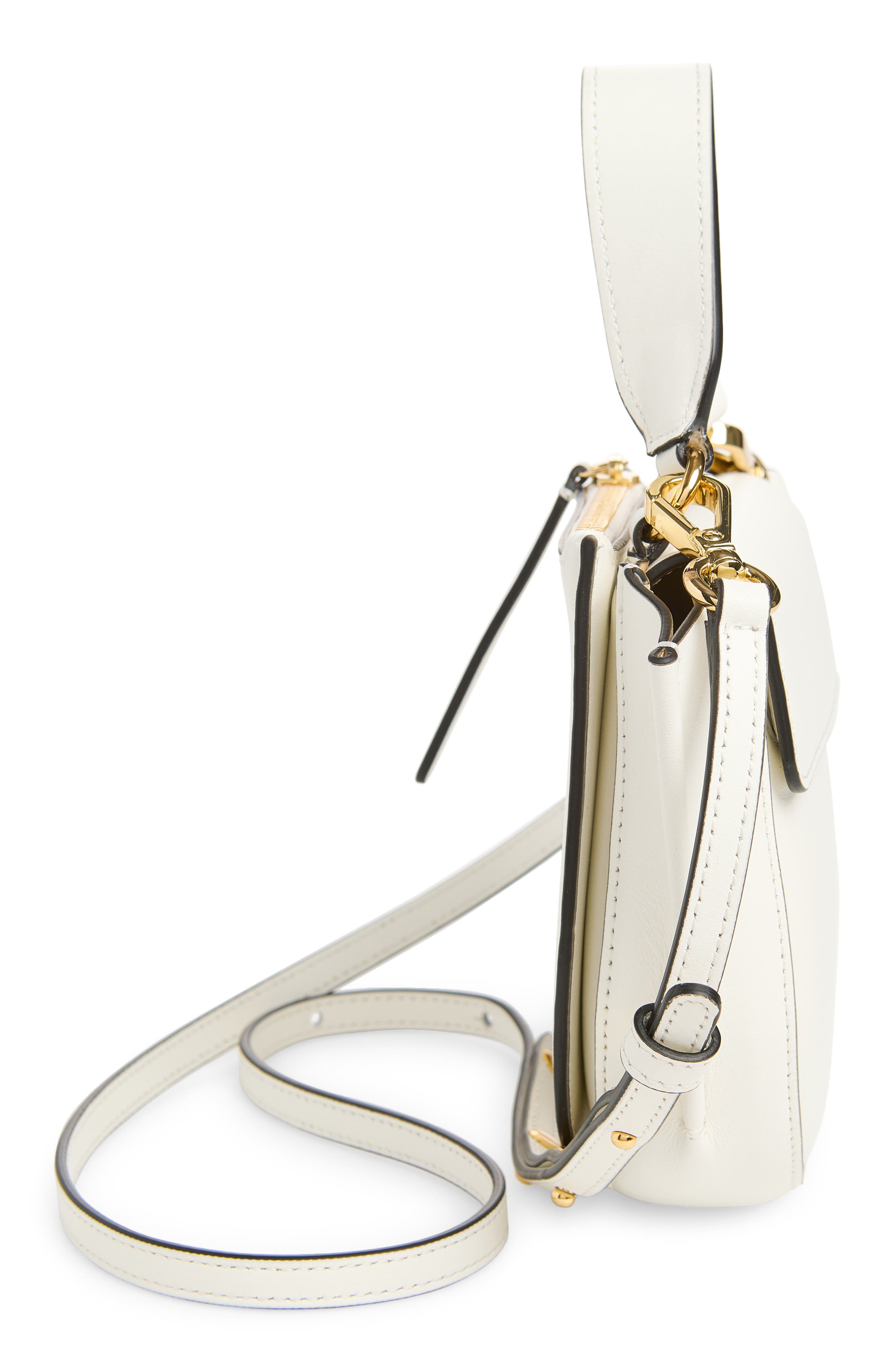 Wandler Small Hortensia Leather Handbag, Alternate, color, Luck