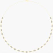 Everlee Gold Frame Multi Shape Tennis Lab Diamond Necklace in 14K