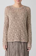 Eileen Fisher Crewneck Organic Cotton Sweater