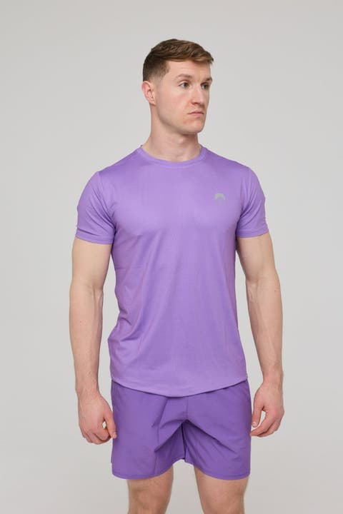 Elite Gym T-Shirt Purple - Men's