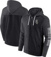FANATICS Men's Fanatics Branded Black Chicago White Sox Offensive Line Up Lightweight Full-Zip Hoodie