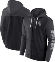 FANATICS Men's Fanatics Branded Black Chicago White Sox Offensive Line Up Lightweight Full-Zip Hoodie