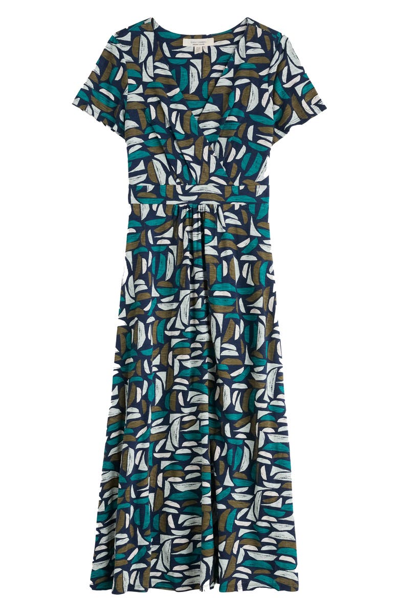 Seasalt Cornwall Chapelle Print Maxi Dress, Alternate, color, Harbour Hulls Maritime