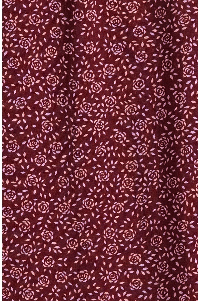 Kids' Twist Front Dress, Alternate, color, BURGUNDY