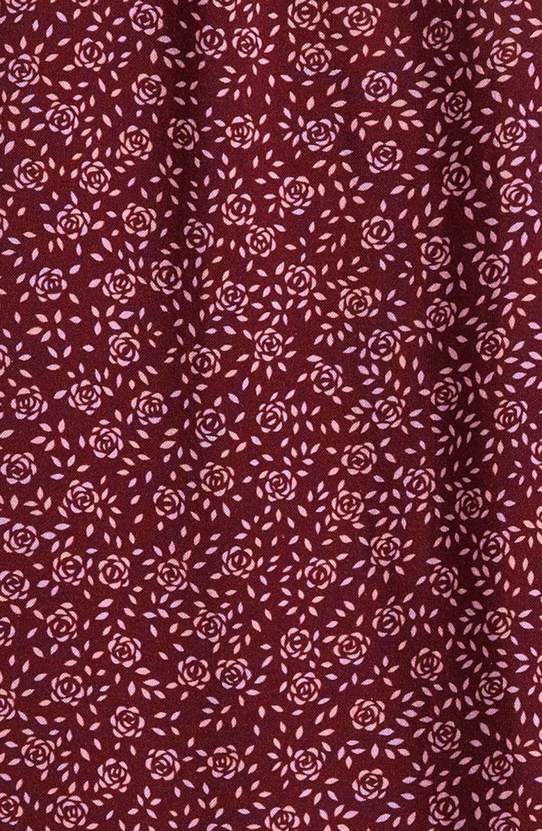 Ava & Yelly Kids' Twist Front Dress, Alternate, color, Burgundy