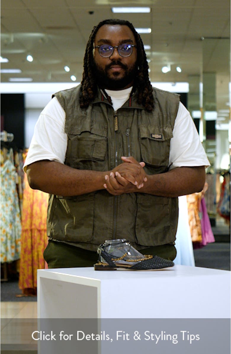 Lily Ankle Wrap Flat, sales video thumbnail