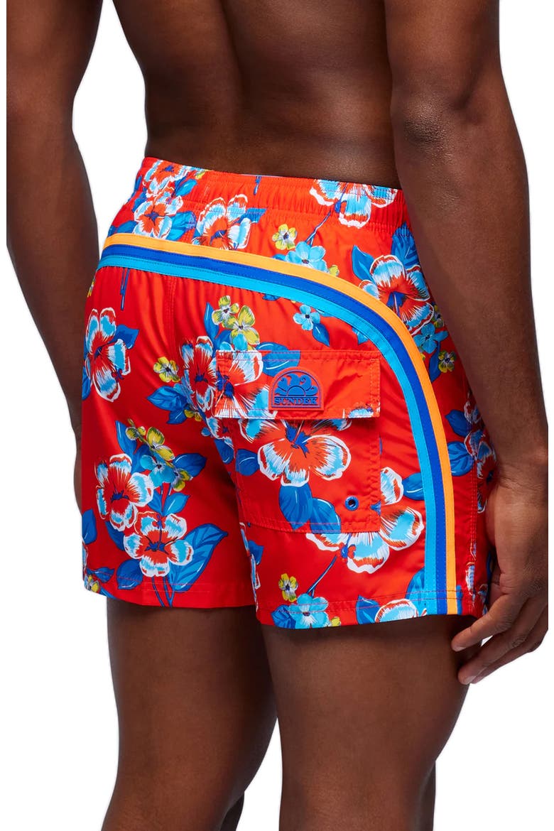 Floral Board Shorts, Alternate, color, CHEEK