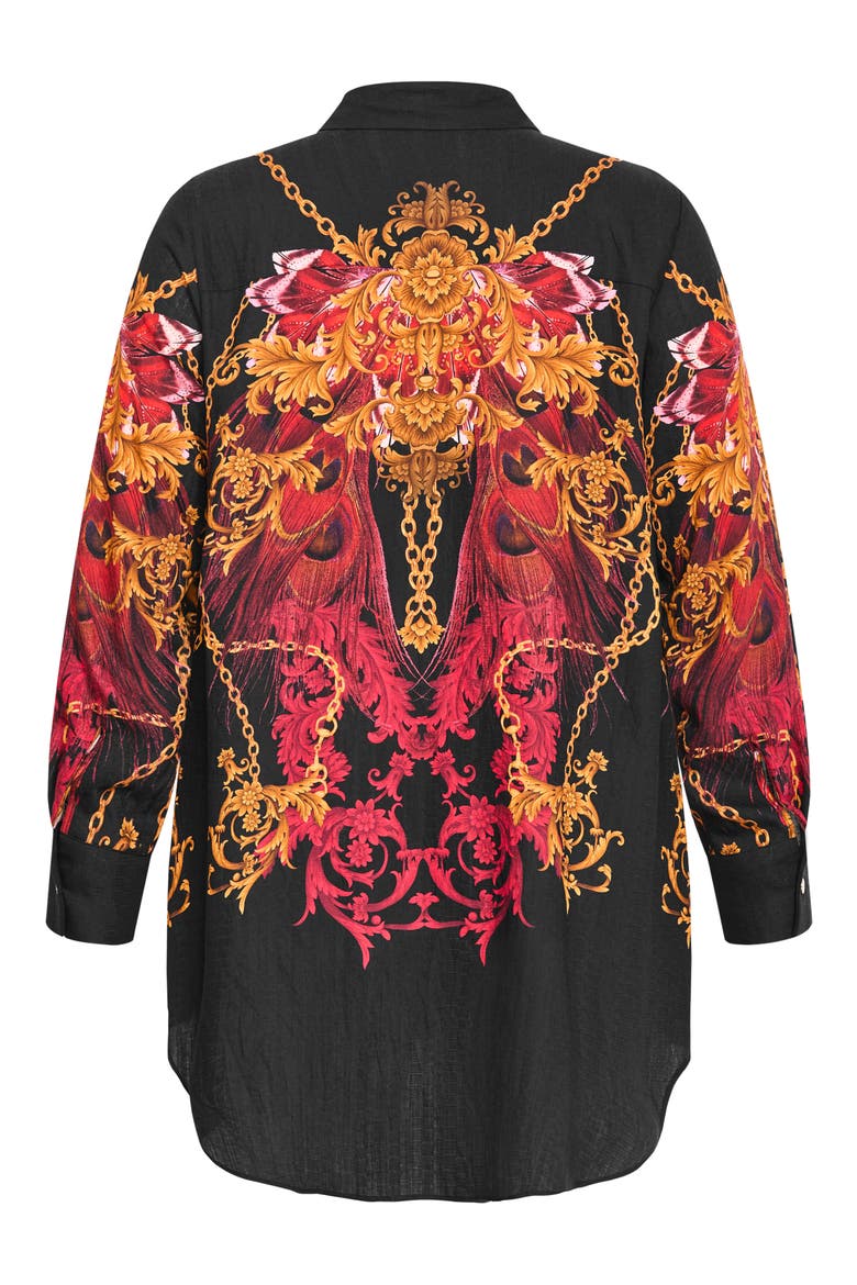 Savannah Shirt, Alternate, color, RUBY LAVISH