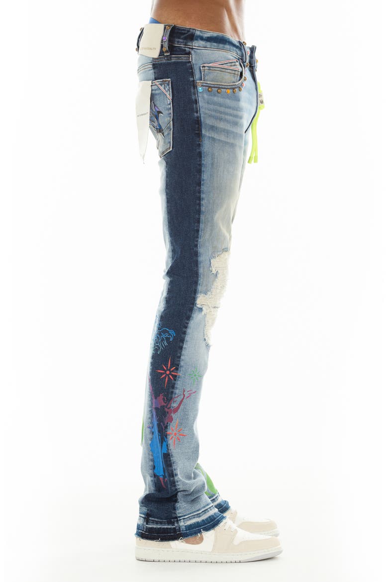 Lenny 603 Bootcut Jeans, Alternate, color, SUNNY DAZE