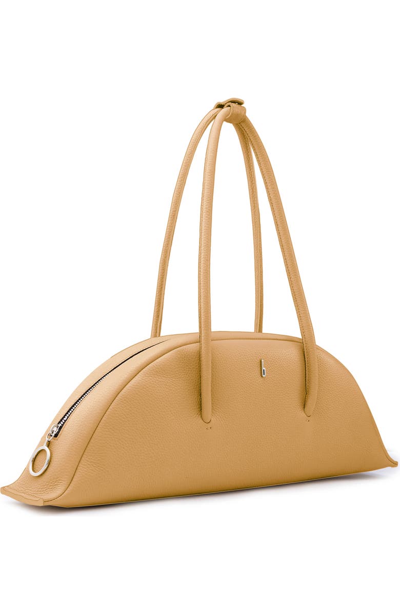 behno Laverne Leather Bowler Bag, Alternate, color, Bisque