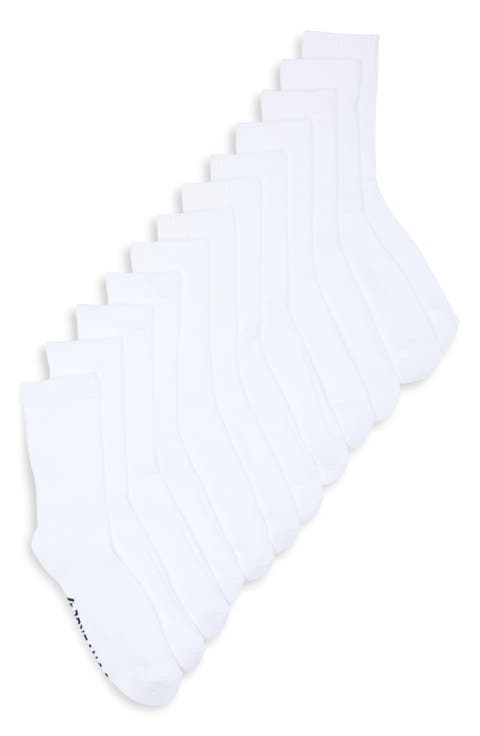 Foundational 6-Pack Half Crew Socks