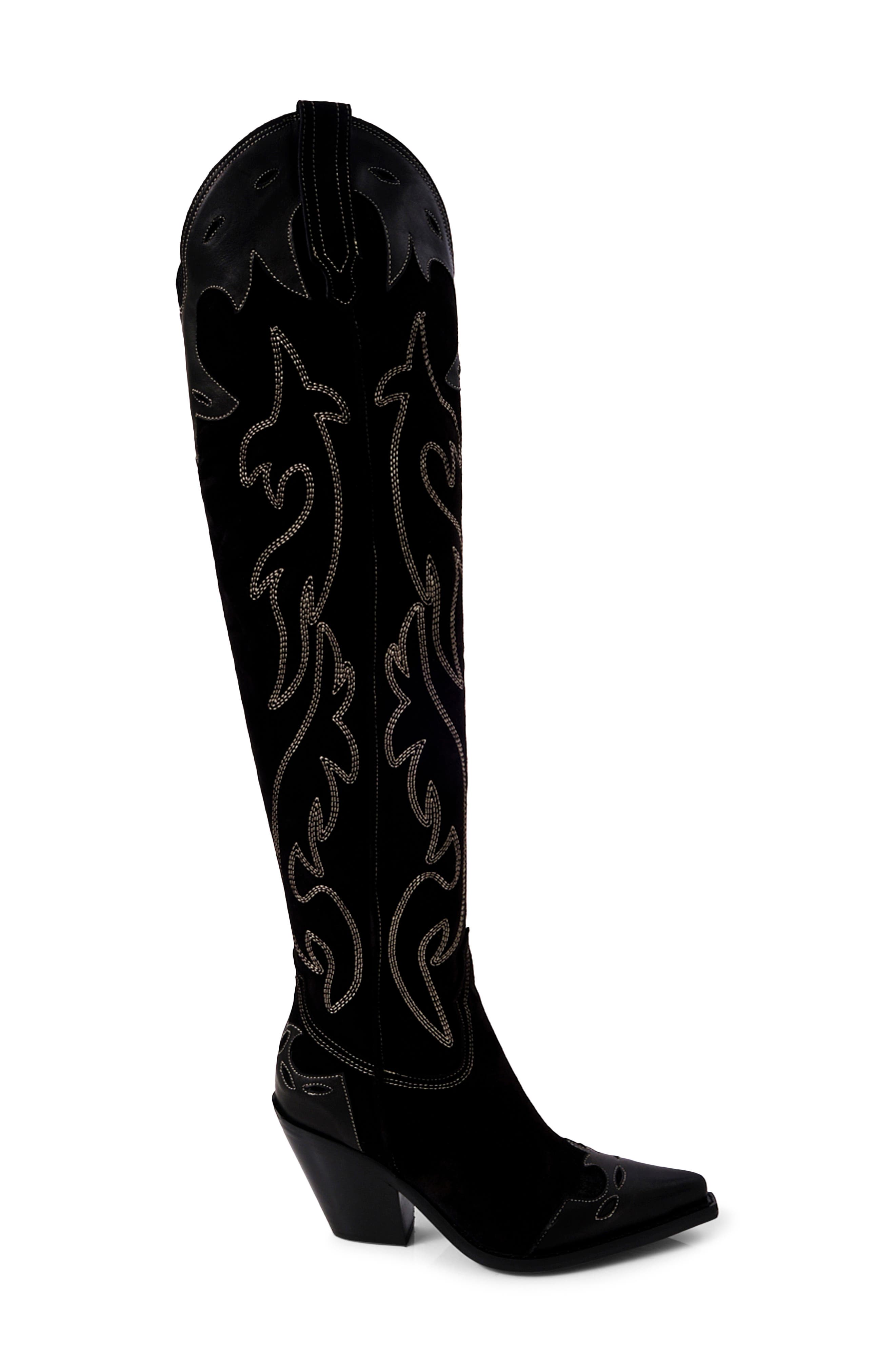Free People Wild West Knee High Boot, Alternate, color, 