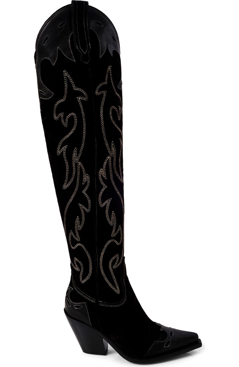 Free People Wild West Knee High Boot, Alternate, color,