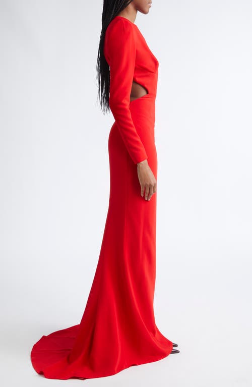 Stella Mccartney Open Back Gown In Red
