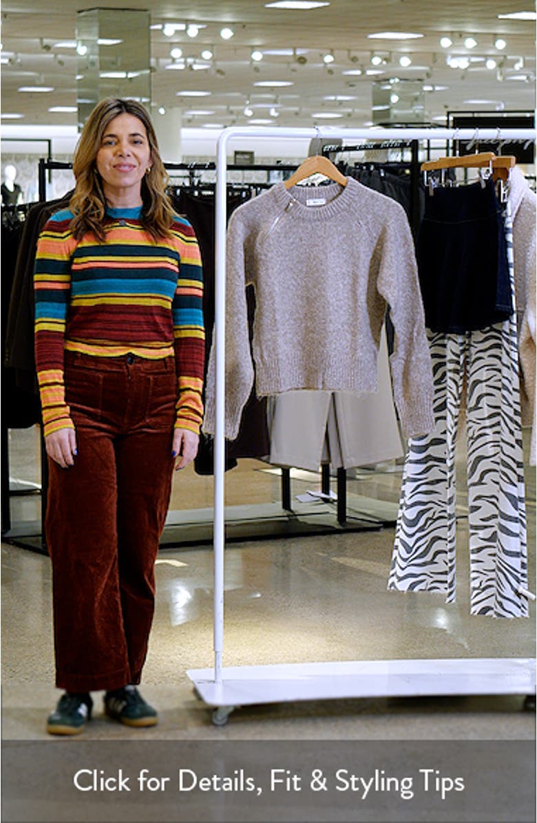 Zip Trim Sweater, sales video thumbnail