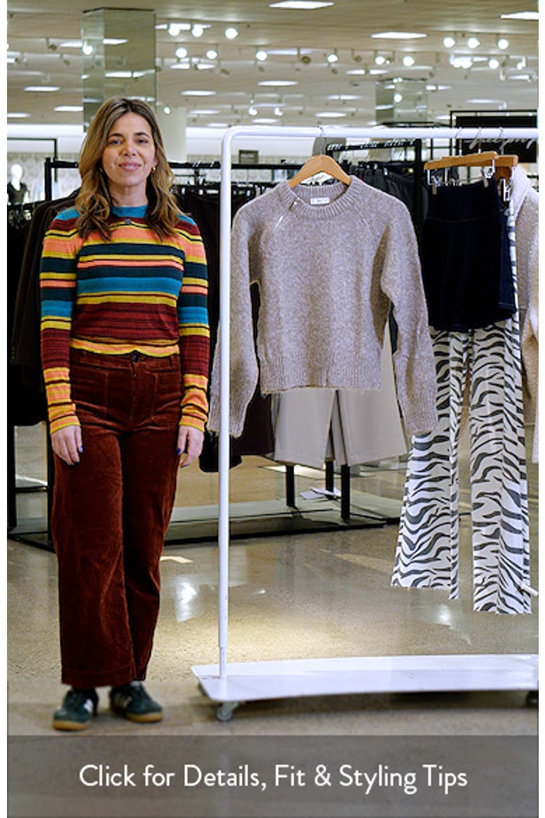 Zip Trim Sweater video