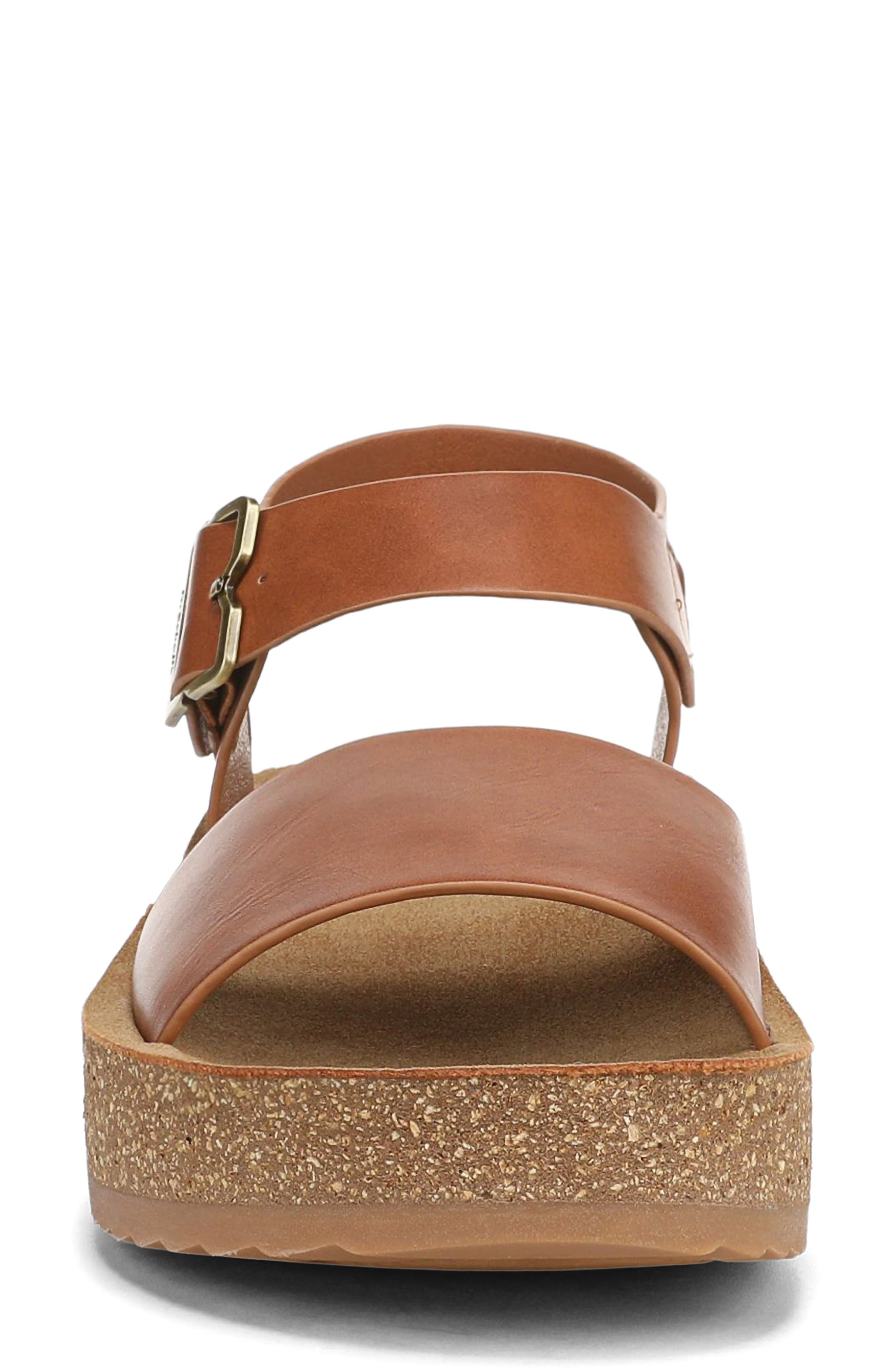 Happy Lucky Wedge Platform Sandal, Alternate, color, HONEY BROWN