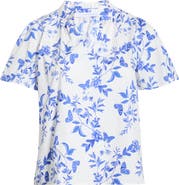 SUGARLIPS Leya Floral Inaya Split Neck Top