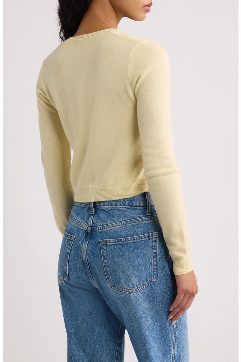 The Noah Wool & Cashmere Cardigan, Alternate, color, DANISH BUTTER