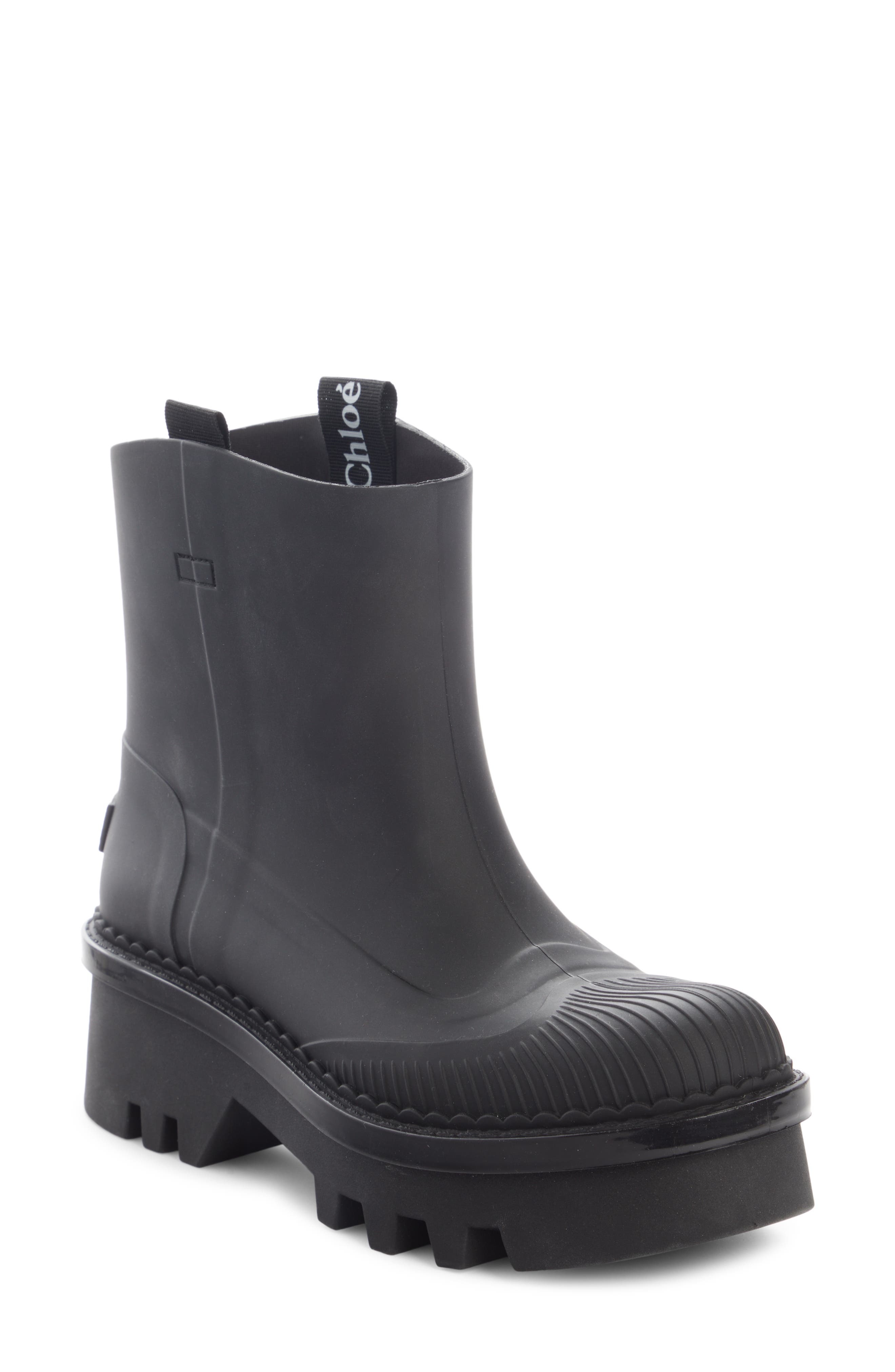 Chloé Raina Waterproof Rain Boot, Main, color, 